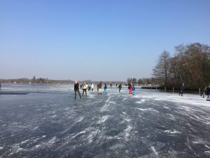 Schaatsen op natuurijs in Groningen