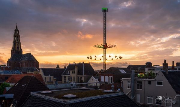 Stadswandeling fototour Groningen tijdens zonsondergang