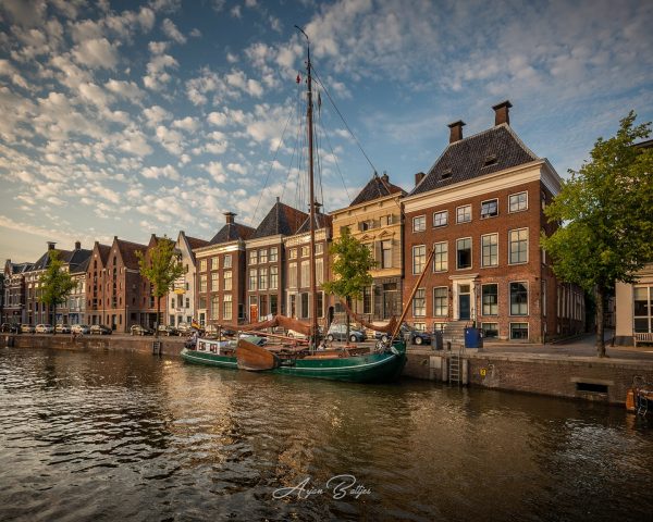 Stadswandeling Groningen: workshop zonsondergang fotografie Melvin Jonker- foto van Arjan Battjes