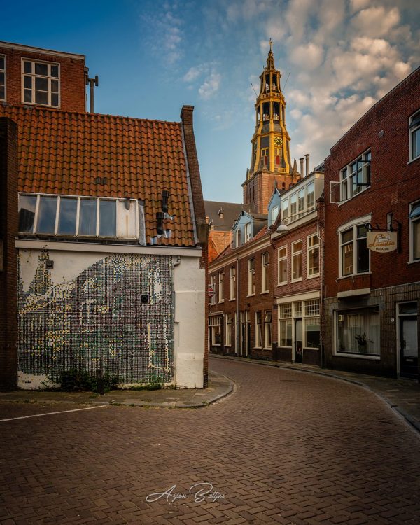 Stadswandeling Groningen: workshop zonsondergang fotografie Melvin Jonker- foto van Arjan Battjes