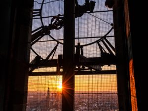 Foto Melvin Jonker vanaf Martinitoren Groningen op canvas kopen