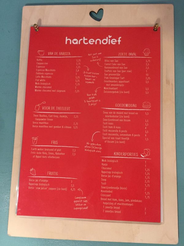 Kindvriendelijk restaurant Groningen: Hartendief in Oosterstraat