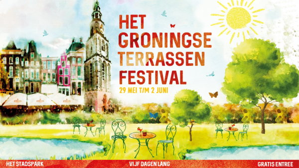 Nieuw evenement in Groningen: Het Groningse Terrassen Festival in Stadspark tijdens Hemelvaart