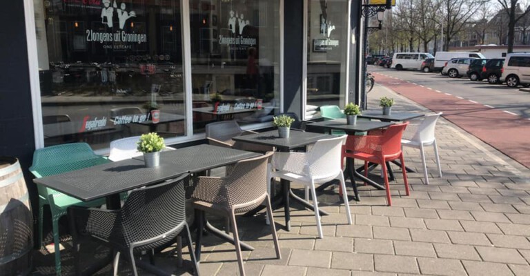 Eetcafe Groningen: terras van de Twee Jongens Groningens - fot van hun Facebookpagina
