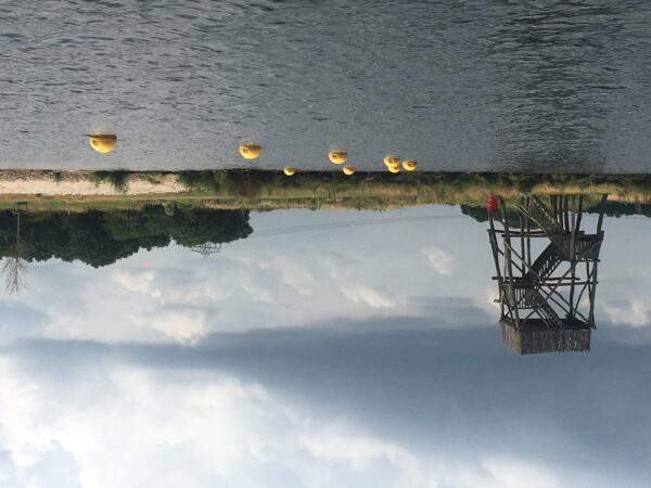 Een van de leukste vaarroutes Groningen: varen in Meerstad, o.a. langs uitkijktoren