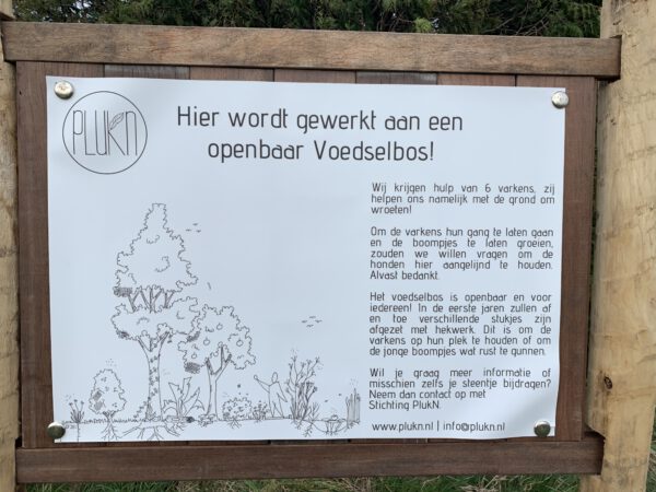 Wandelen langs Voedselbos Westpark Groningen- duurzaam project PlukN