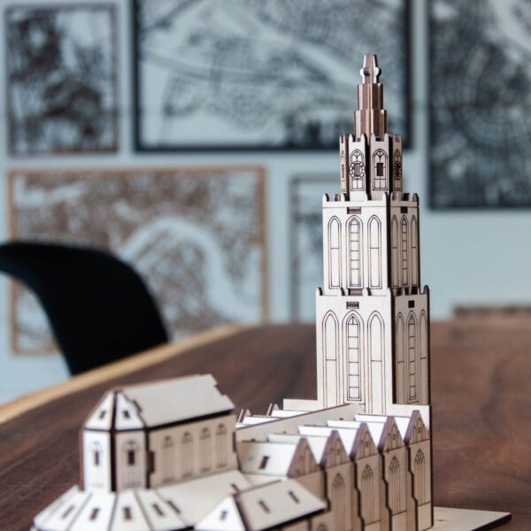 Martinikerk met Martinitoren - 3D puzzel hout