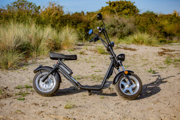 E-chopper ofwel elektrische chopper of scooter huren Groningen