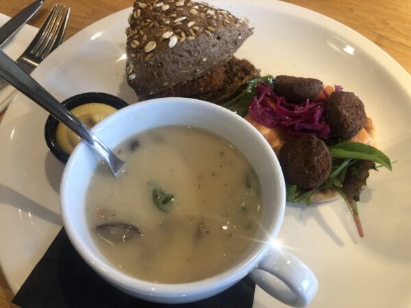 Lunchen aan het water van Paterswoldsemeer met huisgemaakte taart