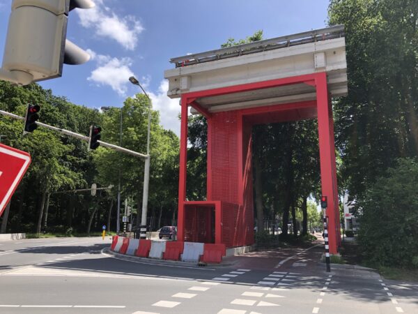 Uitkijktoren Groningen: uitzicht vanaf Geheugenbalkon Zuidelijke Ringweg