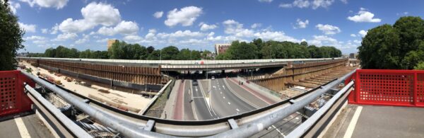 Uitkijktoren Groningen: uitzicht vanaf Geheugenbalkon Zuidelijke Ringweg