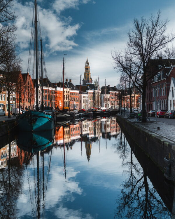 Rondvaart fotografie workshop Harmen van der Vaart Groningen met Borrelvloot. Lage en Hoge der A.