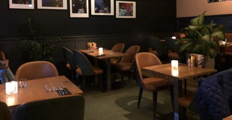 Grand Café Mr Bakels Groningen aan Zuiderdiep, header voor uit eten blog