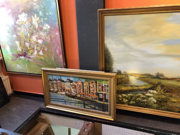 Kunst in Atelier Galerie Jan Woning aan Gedempte Zuiderdiep