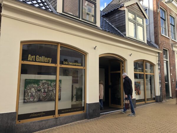 Leuke galeries en ateliers in Groningen om te bezoeken: Art Gallery Erik Zwezerijnen: kleurrijke kunst in Folkingestraat Groningen
