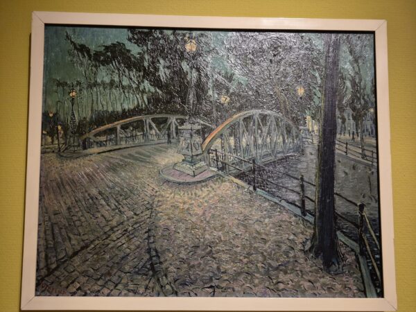 Schilderij van De Ploeg kunstenaar Groningen: Boteringebrug, Johan Dijkstra, 1923-1924