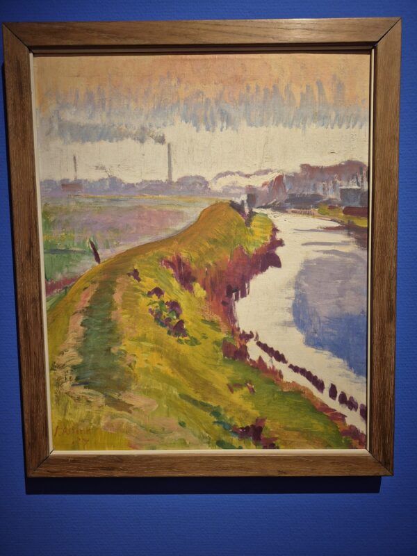 Dijk langs het Reitdiep 1927, Jan Altink van de Ploeg kunstenaars Groningen