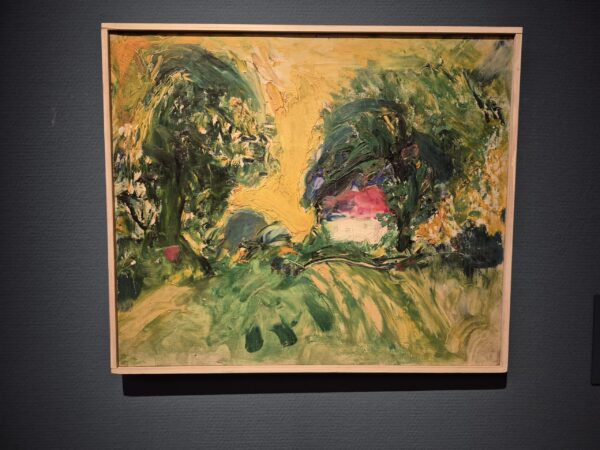 Schilderij van De Ploeg kunstenaar Groningen: Blauwborgje, Job Hansen, 1932