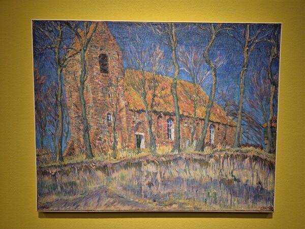 Kerkje te Oostum 1922, Johan Dijkstra van kunstenaarscollectief De Ploeg uit Groningen