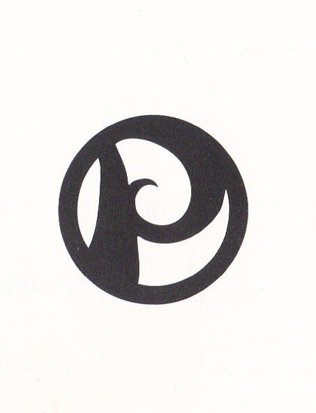 Logo kunstkring De Ploeg Groningen, ontworpen door Alida Pott