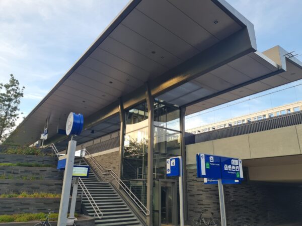 Station Groningen Europapark, ontworpen door advies- en ingenieursbureau Movares