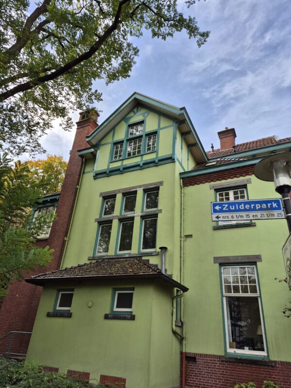 Beschermd stadsgezicht in het Zuiderpark in Groningen