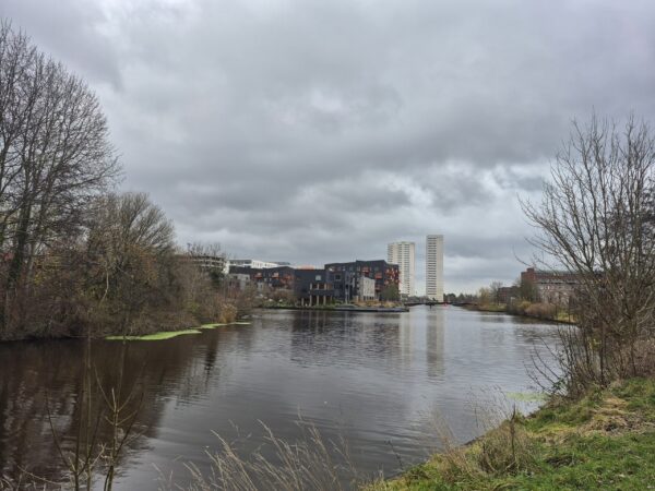 Het oude Winschoterdiep Groningen
