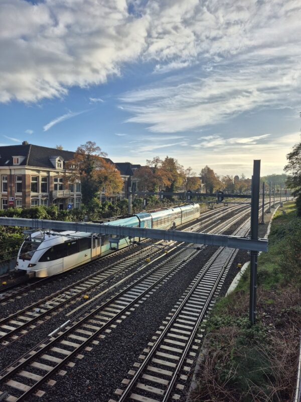 Brandenburgerbuurt Groningen, spoorlijn