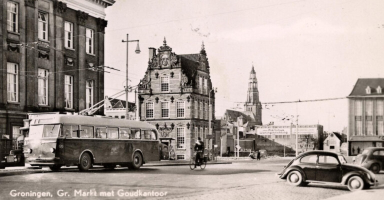 Foto Het Goudkantoor uit Collectie Groninger Archieven, 1948-1949, uitgever Jos Pé