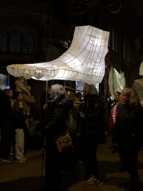 Lichtjesparade door Groningen november