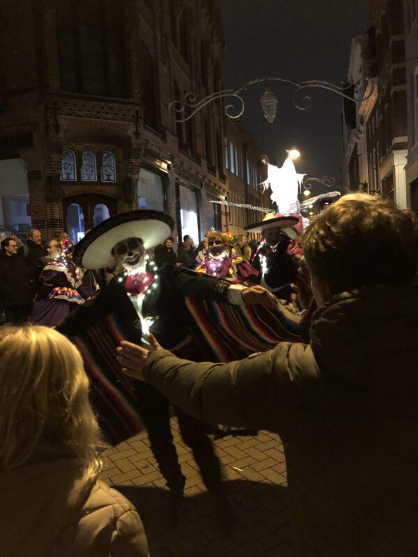 Lichtjesparade door Groningen november